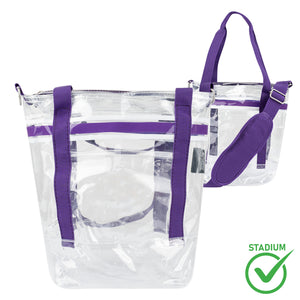 Rachelle Clear Stadium Tote