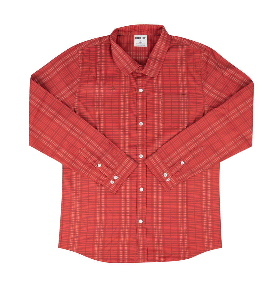 Delta Youth Plaid Button Down