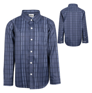 Delta Youth Plaid Button Down