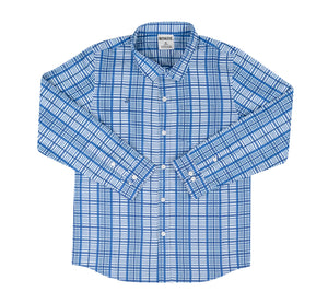 Delta Youth Plaid Button Down