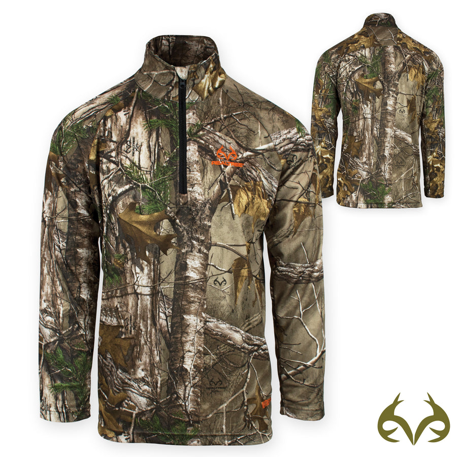 Chrome Realtree 1/4 Zip