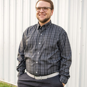 Delta Plaid Button Down