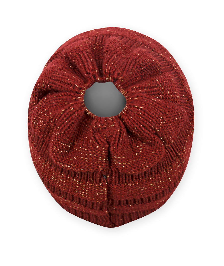 Roselle Ponytail Beanie