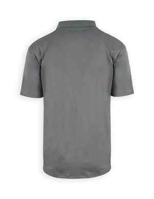 Grey Youth Poly Polo