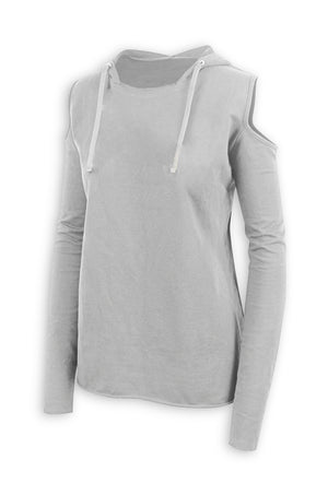 Elaina Raw Edge Hoodie