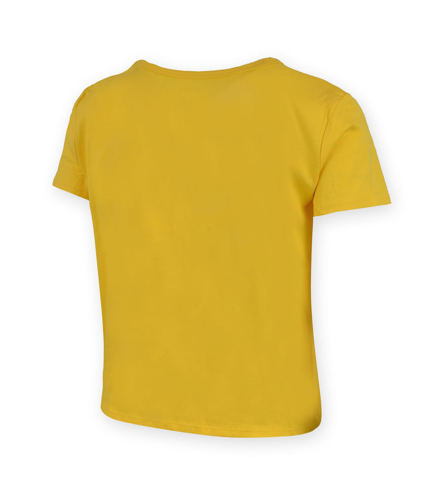 Karen Knot Crop T-Shirt