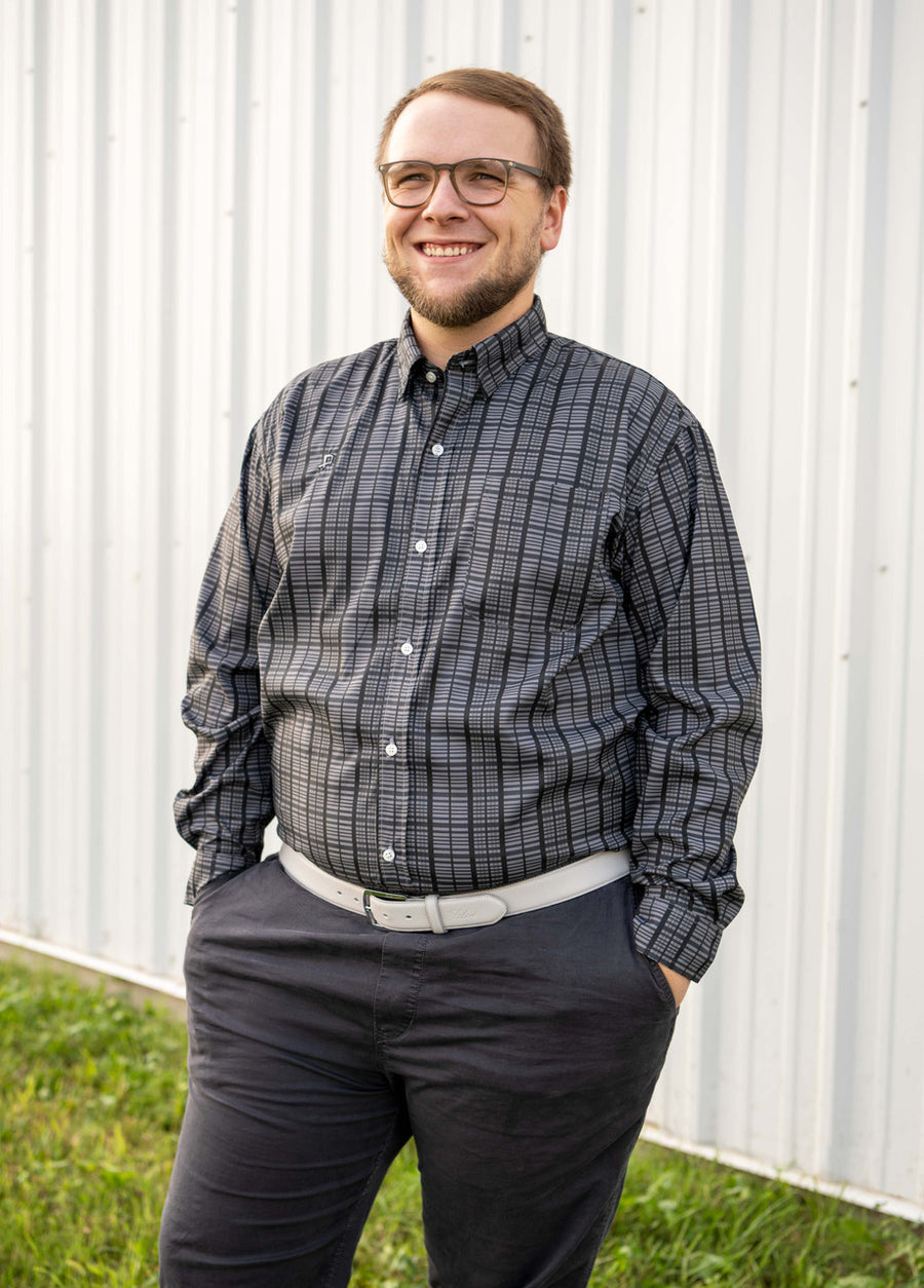 Delta Plaid Button Down