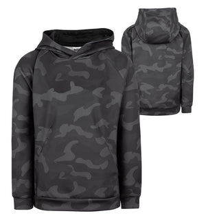 Fielder Youth Camo Scuba Knit Hoodie