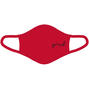 AHA Go Red Mask (Small Logo)