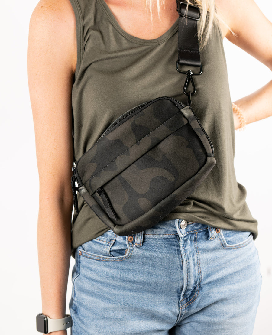 Stellan Camo Neoprene Crossbody